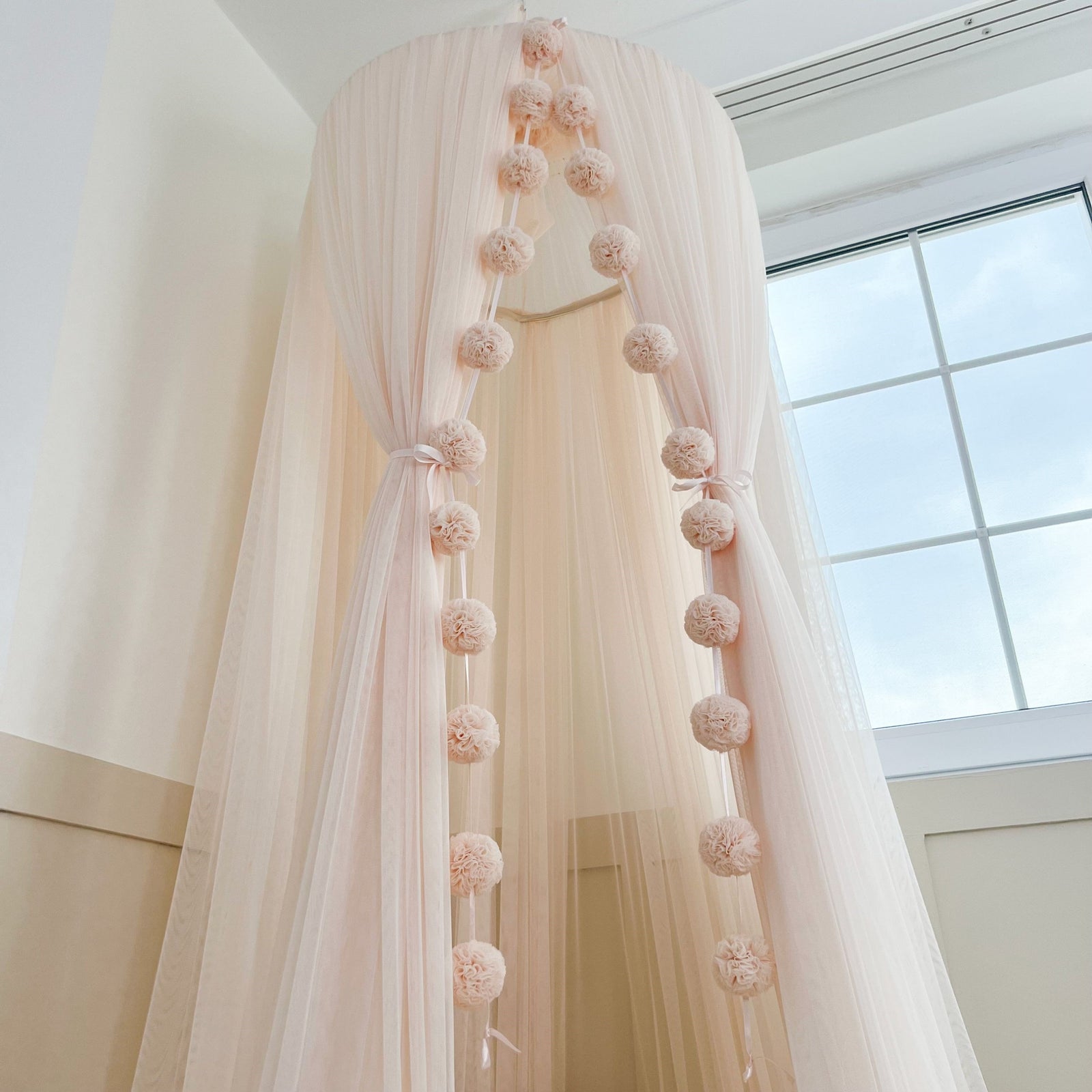 Tulle Canopy-Soft Vanilla