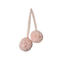 Twin Pompoms-Baby Pink