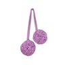 Twin Pompoms-Opera Mauve