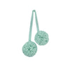 Twin Pompoms-Sage Green