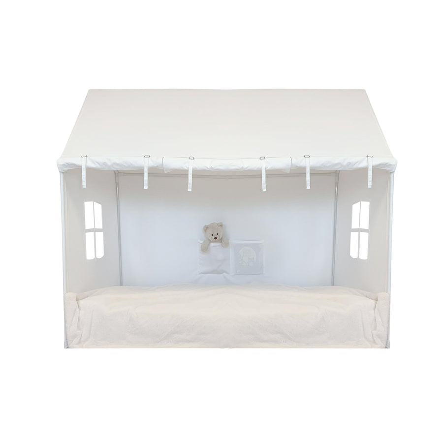 Playhouse-Twin Size White With Curtains