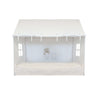 Playhouse-Twin Size White With Curtains
