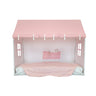 Playhouse-Twin Size Pink With Curtains
